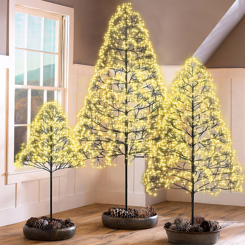 White birch pre lit christmas tree new arrivals